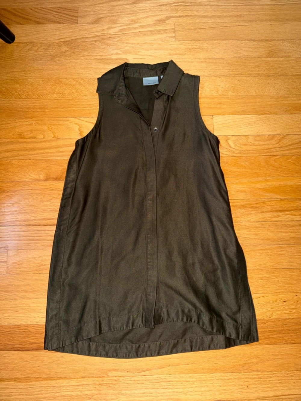 Athleta Olive Green Sleeveless Tunic